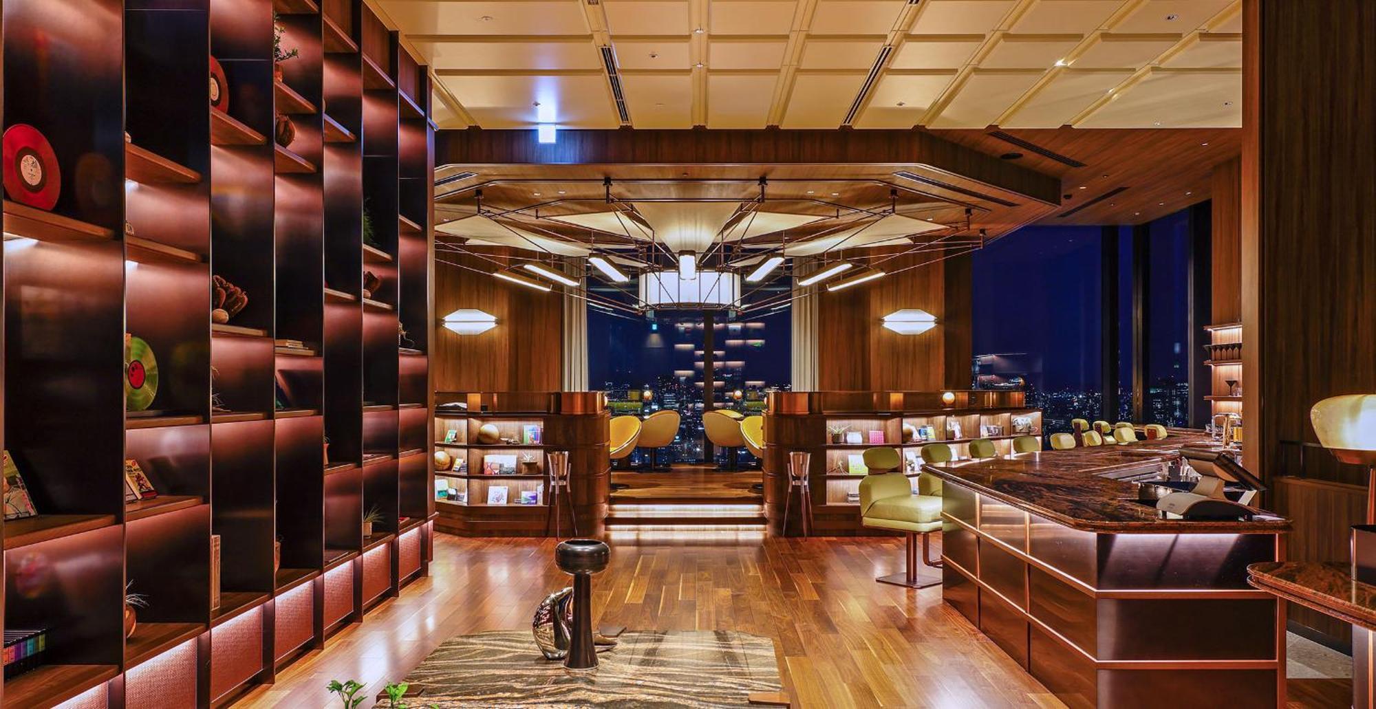 Centara Grand Hotel Осака Экстерьер фото The Library at The Ritz-Carlton, Osaka
